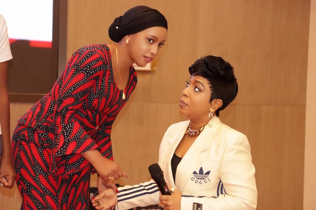 Dr. Louisa Akaiso and Sen. Hezena Lemaletian during the event