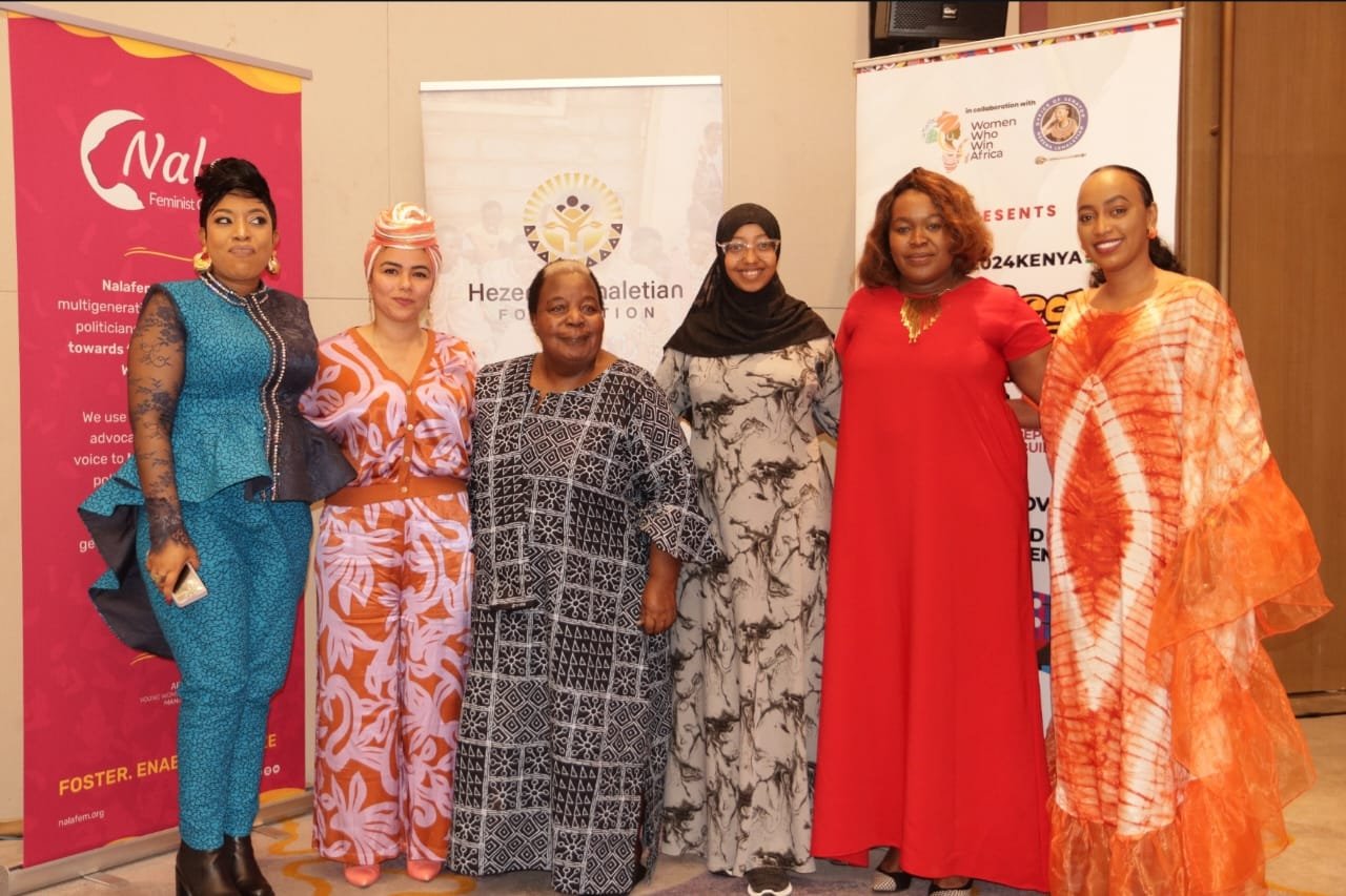 Dr. Louisa Akaiso with Ambassador Gertrude Mongella and representatives from NNPC